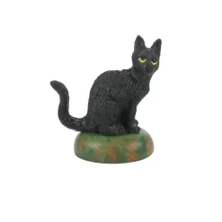 Department 56 Halloween Village Accessories|A Clowder Of Black Cats