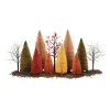 Department 56 Halloween Village Accessories|A Splendid Fall Landscape Set