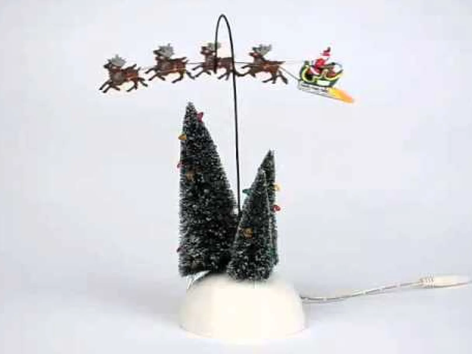 Department 56 The Original Snow Village|Animated Flaming Sleigh