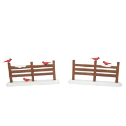 Department 56 Village Accessories|Cardinal Christmas Fence