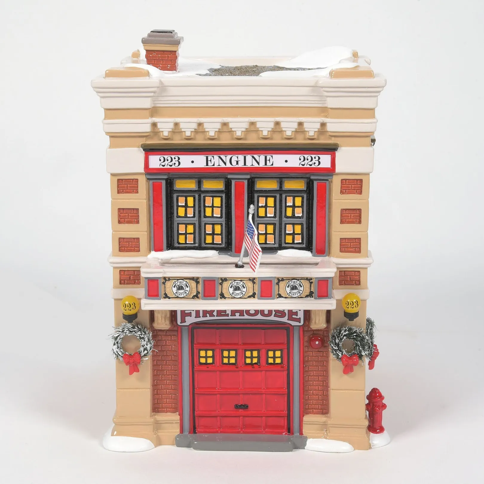 Department 56 The Original Snow Village|Engine 223 Fire House
