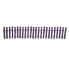 Department 56 Halloween Village Accessories|Ghoulish Purple Glitter Fence