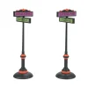 Department 56 Halloween Village Accessories|Halloween Festive Signs