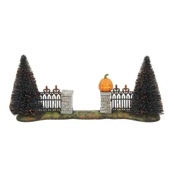 Department 56 Halloween Village Accessories|Halloween Gate