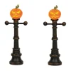 Department 56 Halloween Village Accessories|Halloween Street Lamps