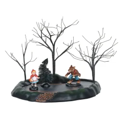 Department 56 Halloween Village Accessories|Little Red Riding Hood