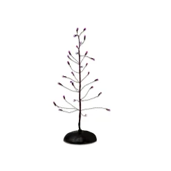 Department 56 Halloween Village Accessories|Purple Twinkle Bright Tree