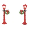 Department 56 Village Accessories|Red With Greens Street Lights