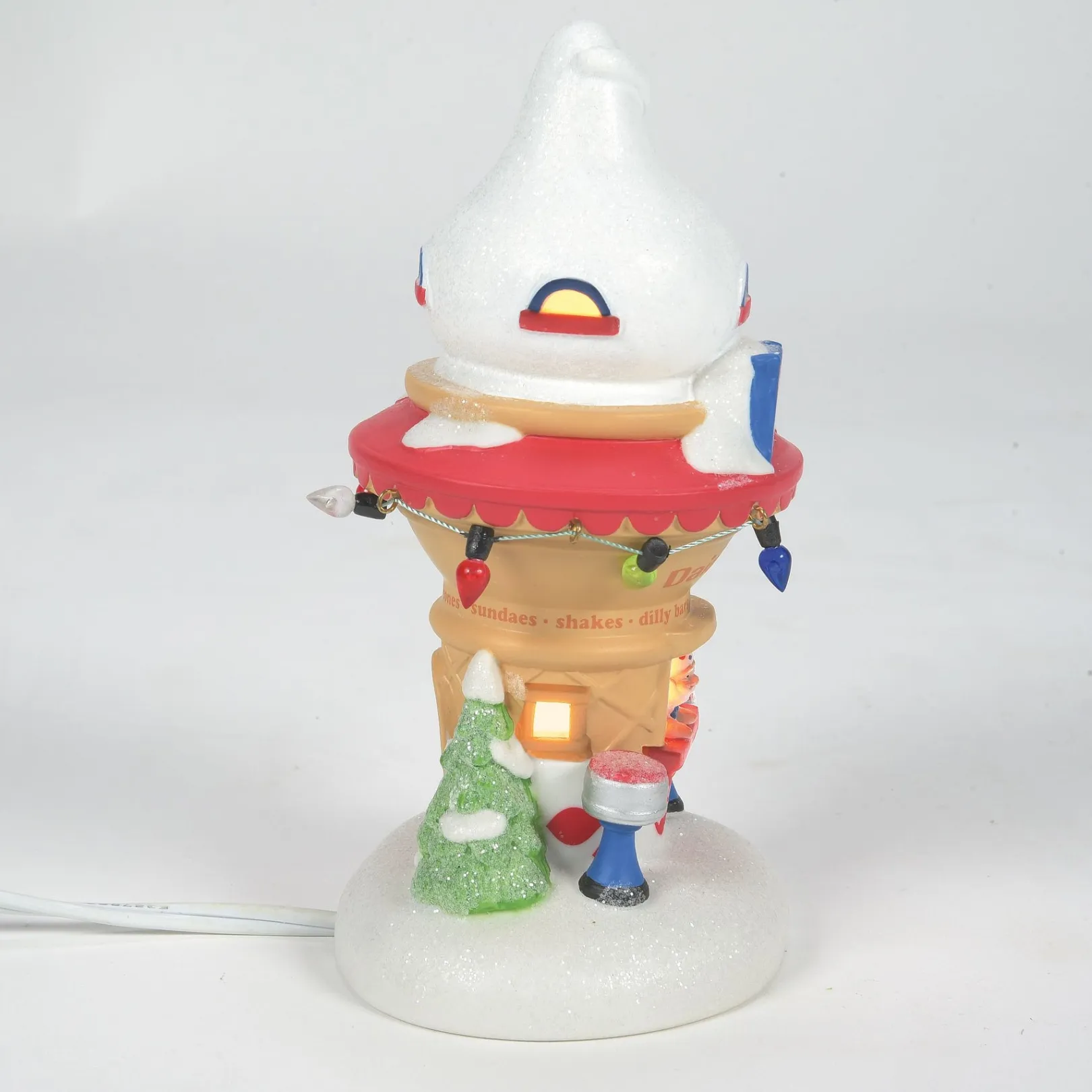 Department 56 North Pole Series|Santa's DQ Cone House