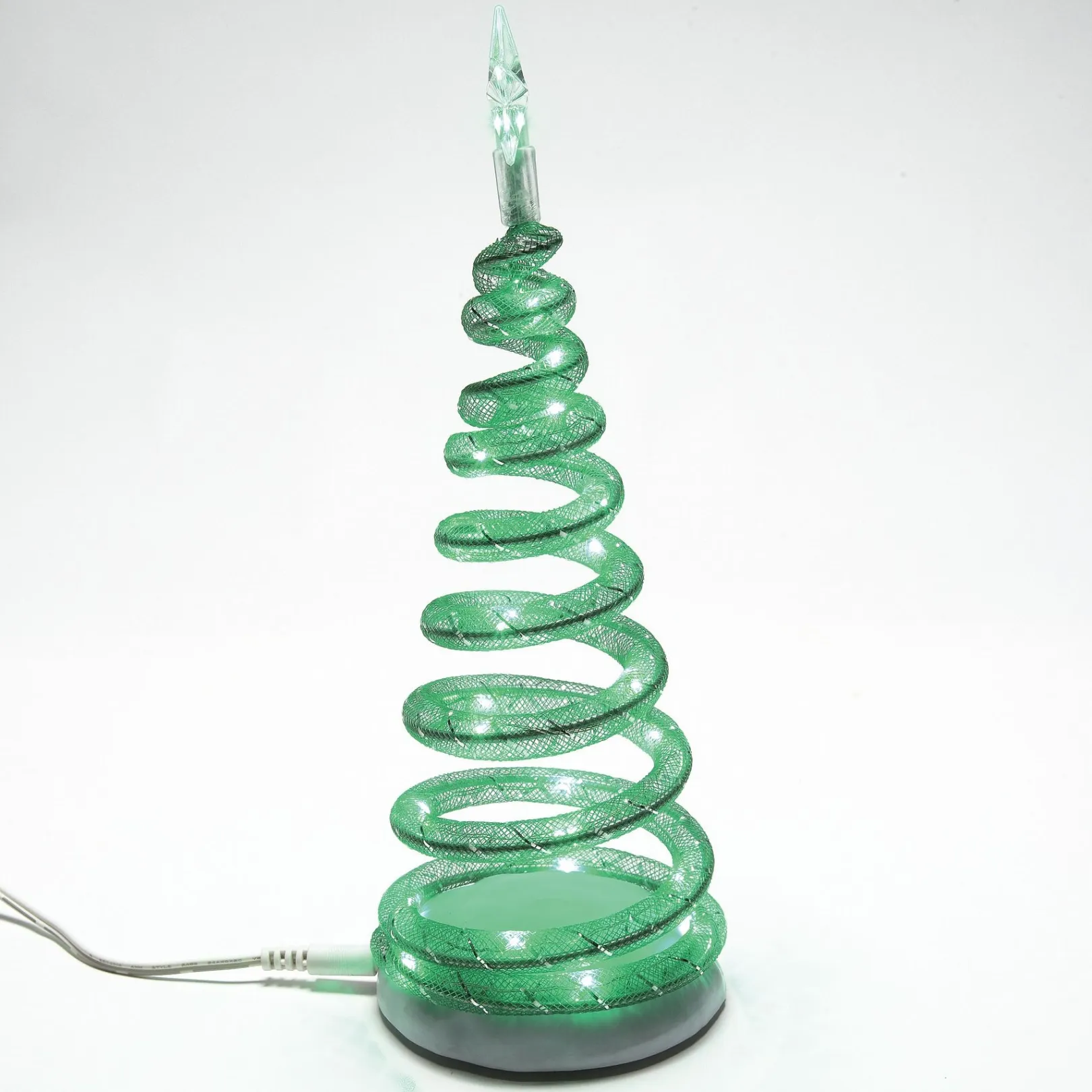 Department 56 Village Accessories|Spiralight LED Tree Green