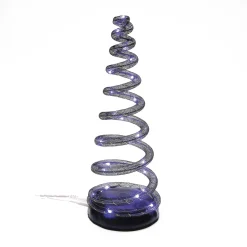 Department 56 Halloween Village Accessories|Spiralight LED Tree Purple