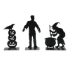 Department 56 Halloween Village Accessories|Spooky Silhouettes St/3