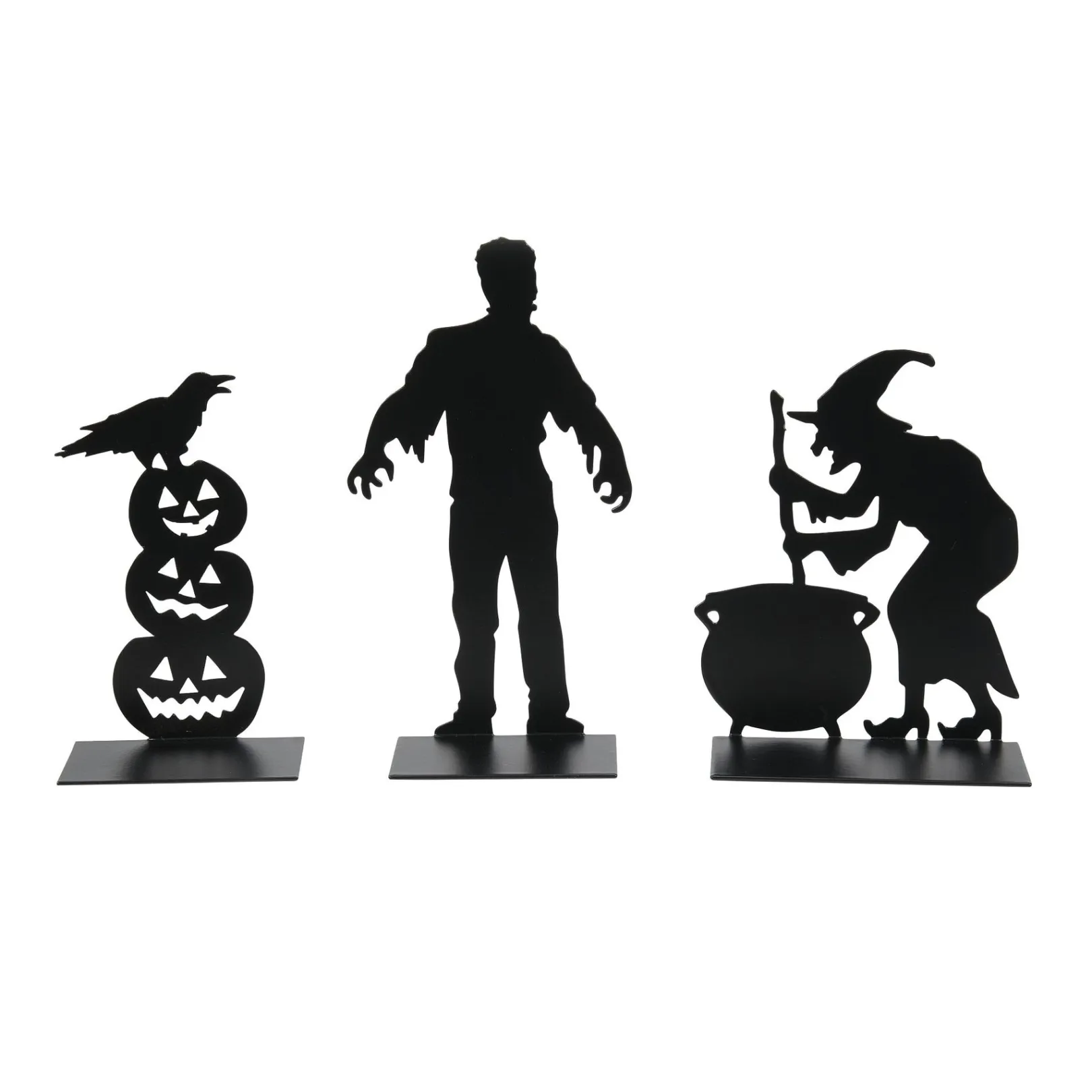 Department 56 Halloween Village Accessories|Spooky Silhouettes St/3