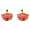 Department 56 Halloween Village Accessories|Trick or Dare Treat Bowls st/2